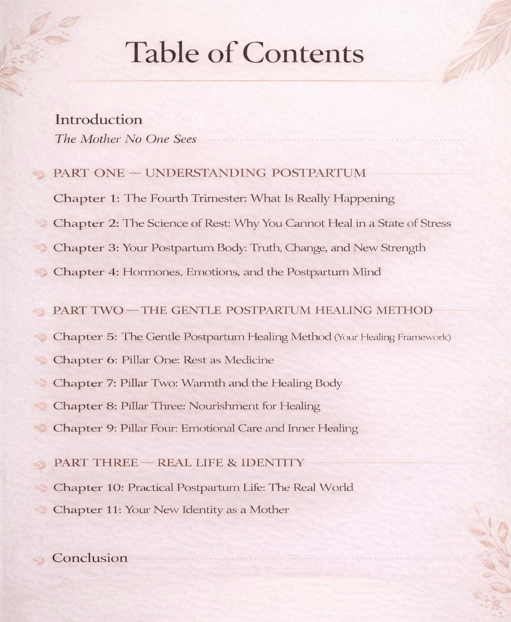 The Gentle Postpartum Healing Method