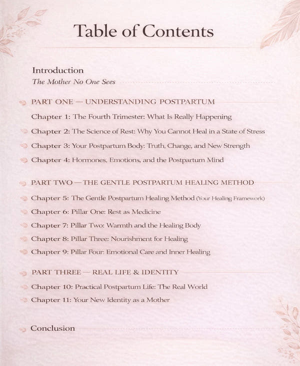 The Gentle Postpartum Healing Method