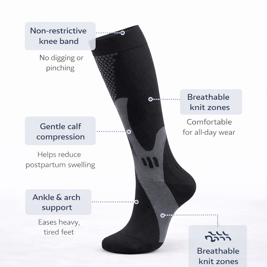 NaturaMae Restore Compression Socks